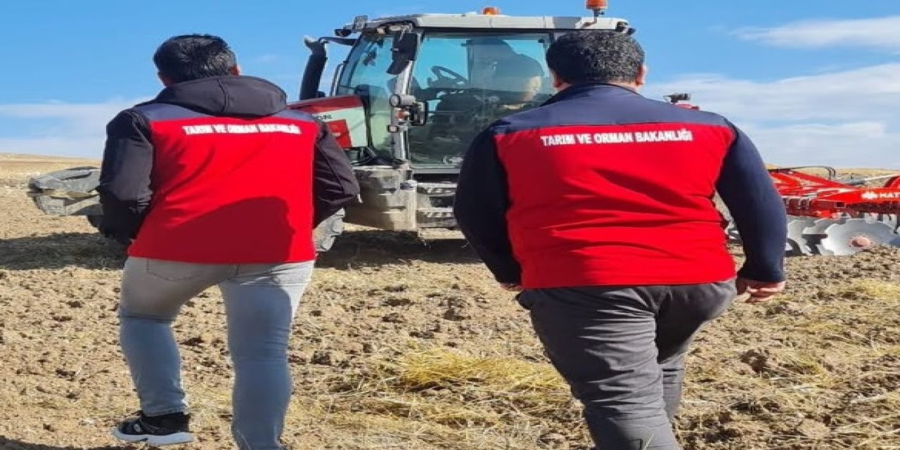 Sivas'ta üreticiye ekim öncesi teknik destek