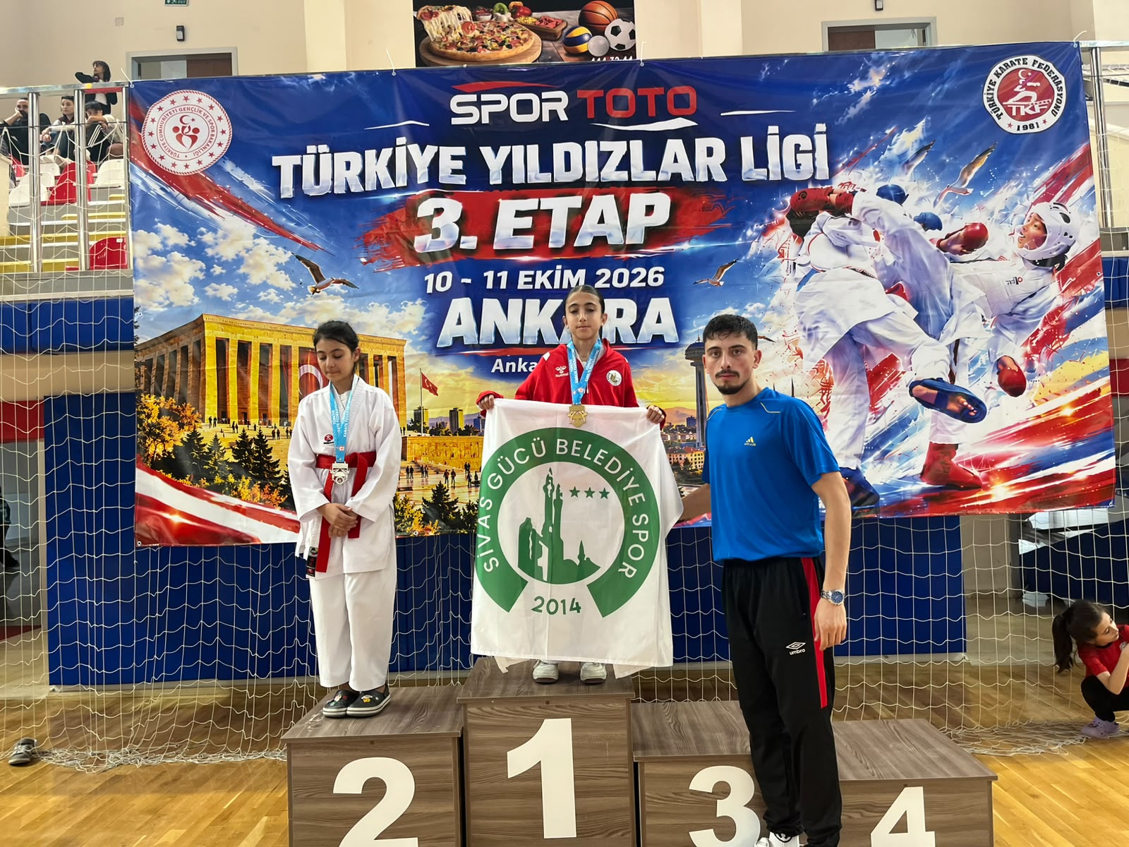 Ankara’da Sivas fırtınası: 17 madalya