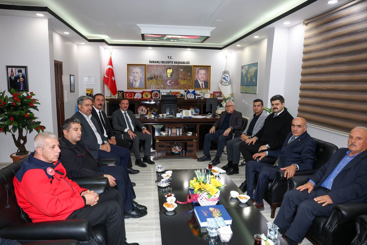 Vali Şimşek'ten İmranlı Belediyesine Ziyaret!