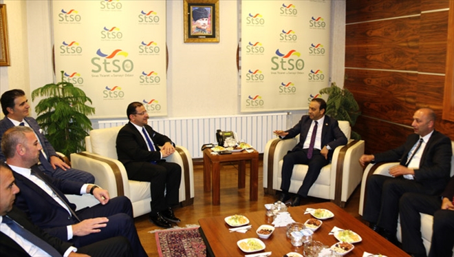 MHP MİLLETVEKİLİ ÖZYÜREK TSO´yu ZİYARET ETTİ