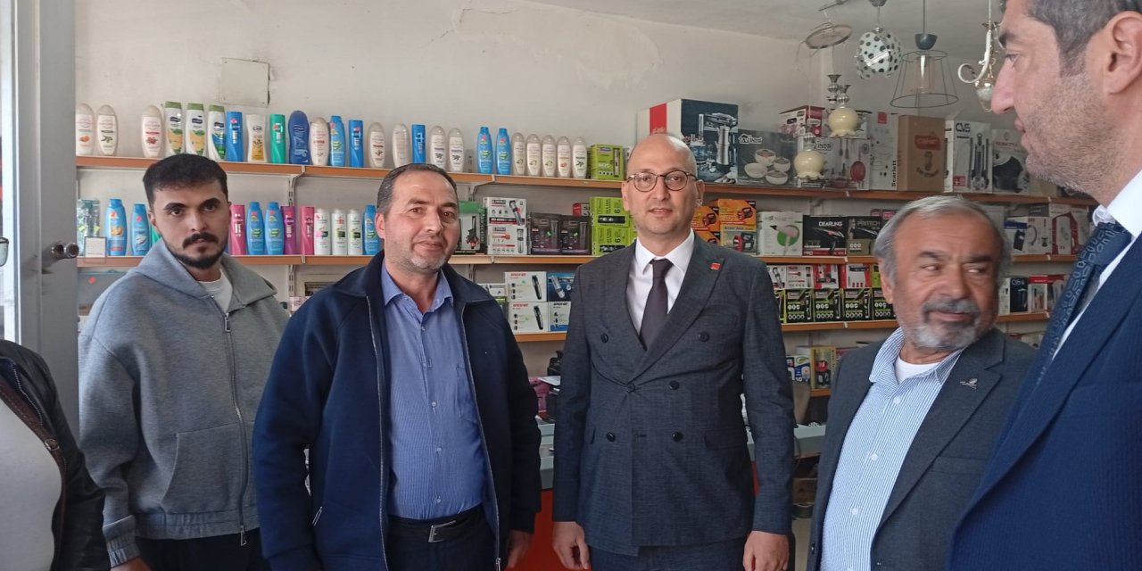 CHP’den Kangal’da esnaf ve kurumlara ziyaret