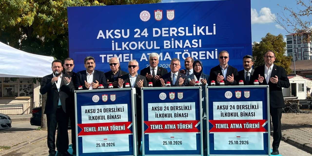 Sivas'ta temeli atılan okul Yavuz Bülent Bakiler’in adını taşıyacak