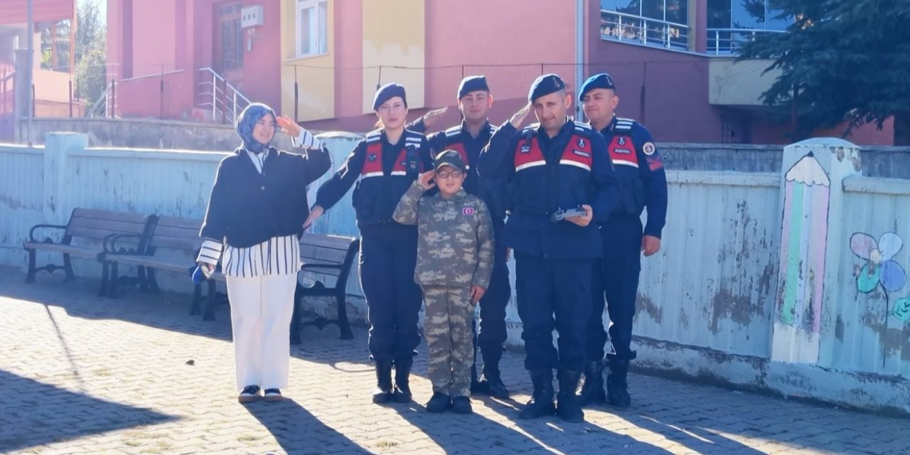 Alparslan’ın jandarma hayali gerçek oldu
