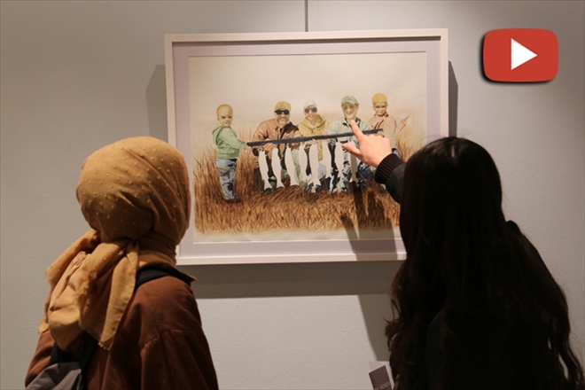 GOP ÖĞRETİM ÜYELERİNDEN RESİM SERGİSİ - video