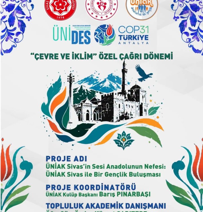 Çevre projesine ÜNİDES desteği