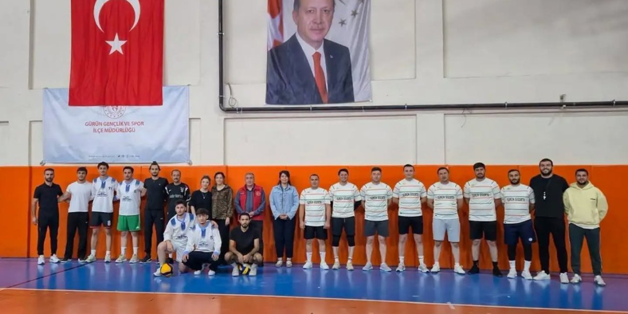 Gürün’de kurumlar filede buluştu