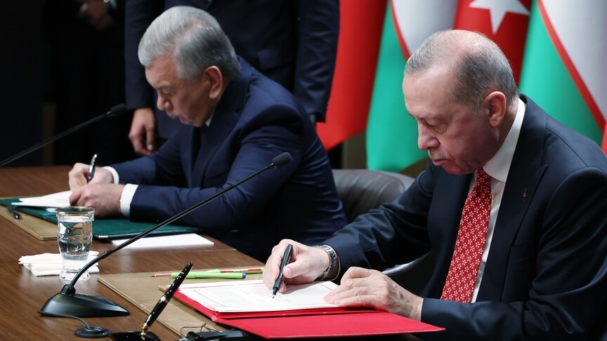 Türkiye ile Özbekistan arasında 5 anlaşma