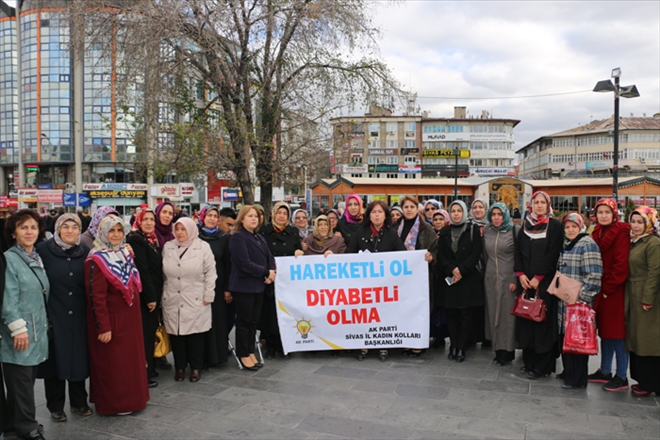 AK PARTİLİ KADINLAR DİYABET İÇİN TOPLANDI