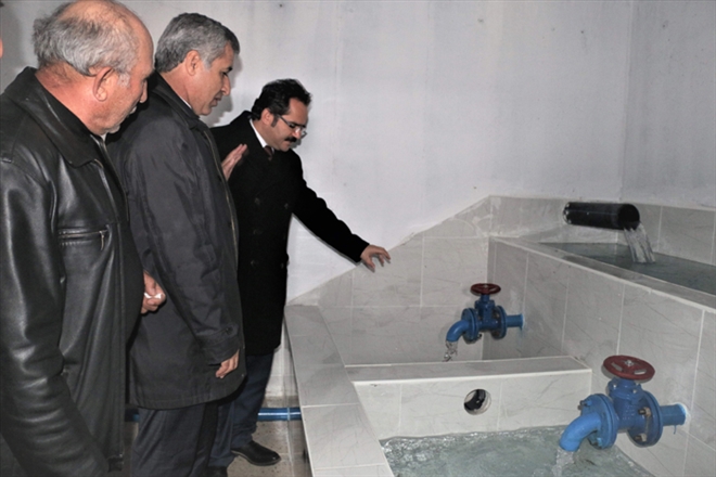 3 KÖYDE SU HASRETİ SONA ERDİ