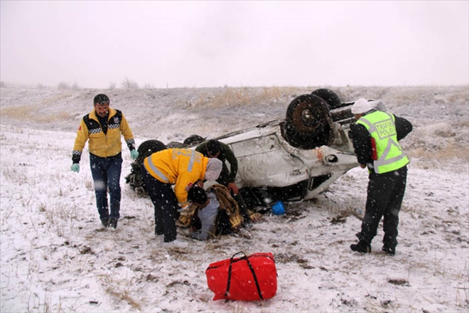 KAR KAZASI: 1 ÖLÜ 4 YARALI