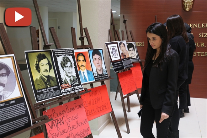 ŞEHİT ÖĞRETMENLER ANISINA SERGİ