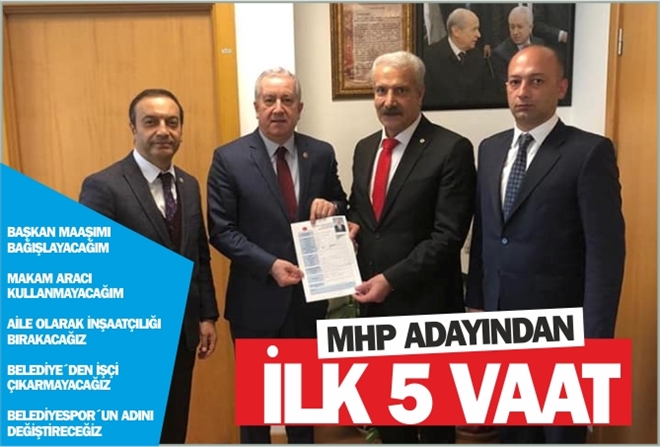 MHP ADAYINDAN İLK 5 VAAT