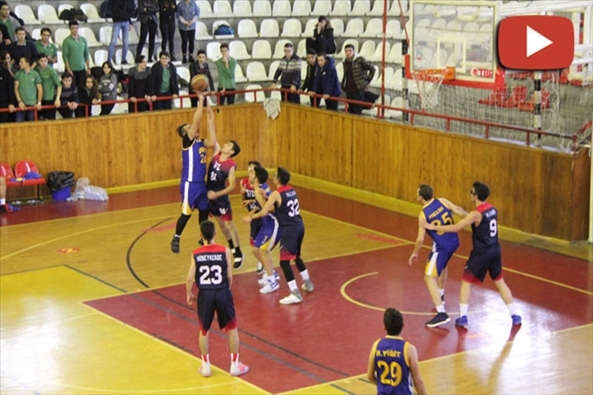 BASKETBOLDA COŞKULU MAÇLAR - video
