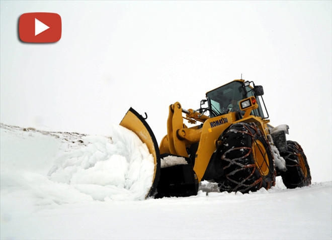İLK KAR 63 YOLU KAPATTI - video
