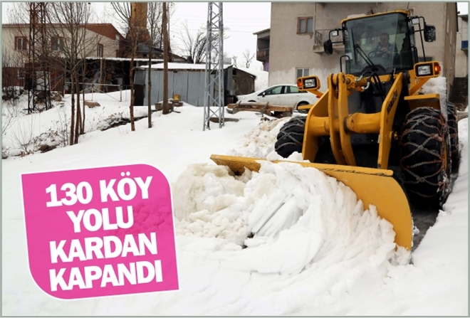 130 KÖY YOLU KARDAN KAPANDI