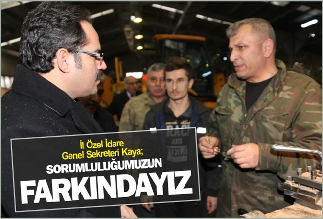 ?SORUMLULUĞUMUZUN FARKINDAYIZ?