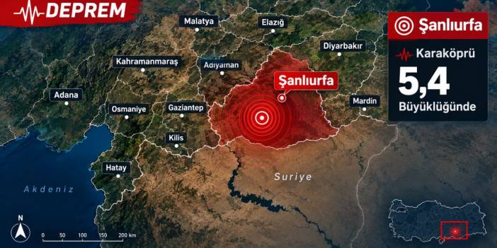 Şanlıurfa’da 5.4 büyüklüğünde deprem sonrası uzman isim açıkladı!
