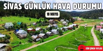 Sivas'ta Bugün Hava Nasıl Olacak? - 18 Mayıs 2025