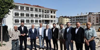 Sivas'ta 16 Derslikli Okulun İnşaatı Sürüyor