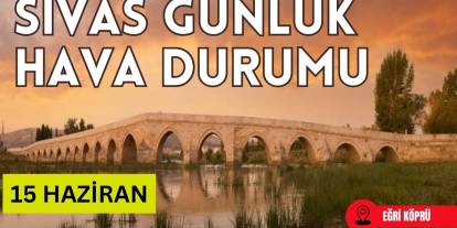 Sivas'ta Bugün Hava Nasıl Olacak? - 15 Haziran 2025