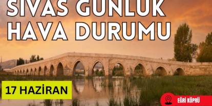 Sivas'ta Bugün Hava Nasıl Olacak? - 17 Haziran 2025