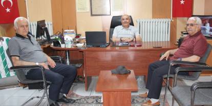 İbrahim Yasak ve Halil Alacahan’dan Gazetemize Ziyaret