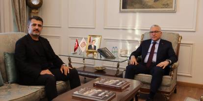 Gökhan Karagöl Kongre Öncesi Vali Şimşek'i Ziyaret Etti