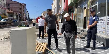 Şarkışla’nın Caddeleri Yenileniyor