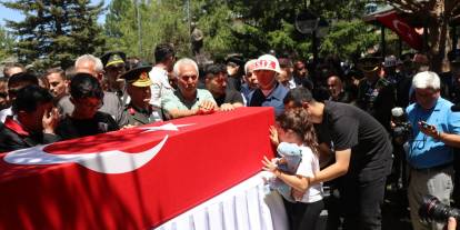 Şehit Babaya Gözyaşlarıyla Veda