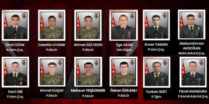 MSB'den şehit düşen 12 Mehmetçik hakkında açıklama
