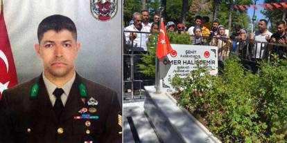 Ömer Halisdemir’in kabrine ziyaretçi akını