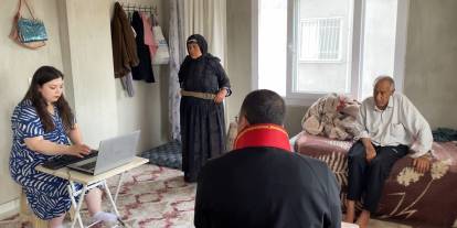 'Evde Adalet Hizmeti' uygulamasıyla evde mahkeme kuruldu