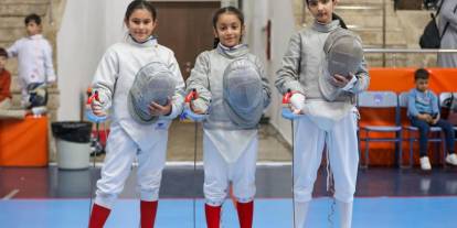 Sivas’ta minik eskrimcilerden büyük mücadele