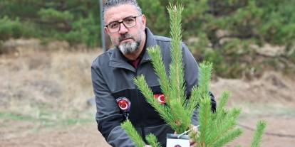 Sivas'ta 478 şehit anısına fidan dikildi