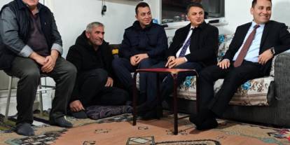 Başkan Göktaş ve Kaymakam Bildirici’den Şehit Ailelerine Destek