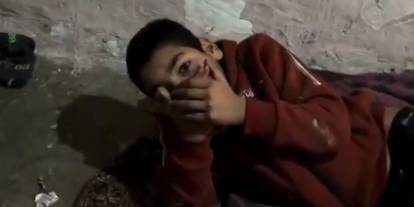 Kümeste tutulan engelli çocuk kurtarıldı