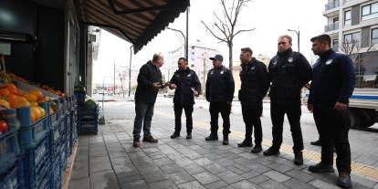 Sivas’ta Zabıta Kaldırım İşgallerine Geçit Vermiyor