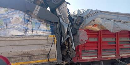 4 TIR zincirleme kazaya karıştı: 1 ölü, 2 yaralı