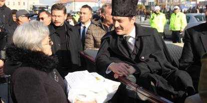 Atatürk'ün Sivas'tan ayrılışına temsili canlandırma