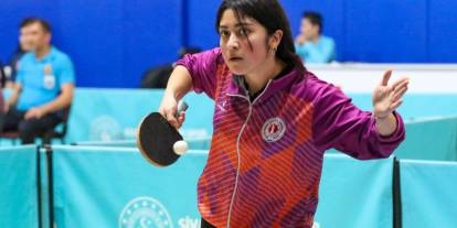 Sivas’ta masa tenisinde büyük mücadele