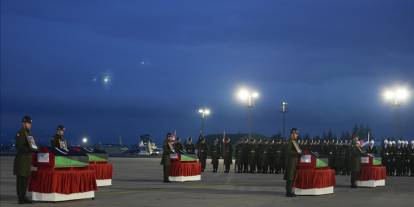 Libya askeri heyeti için Ankara'da tören düzenlendi