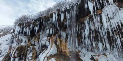 Sivas’ın saklı güzelliği kışla beyaza büründü