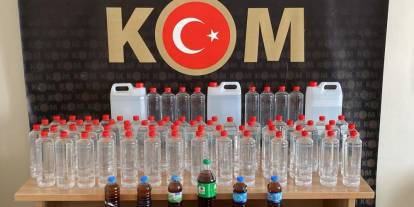 Sivas’ta kaçak alkol imalathanesi çökertildi