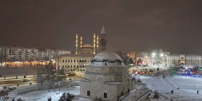 Sivas’ta eşsiz kar manzaraları