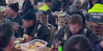 Sivas’ta Kangal Termik Santrali İşçilerinden Kaşıklı Eylem