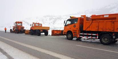 Sivas–Erzincan hattında kar engeli