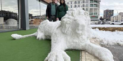 3 Saatte Kaşıkla İşledi, Ortaya Kardan Aslan Çıktı