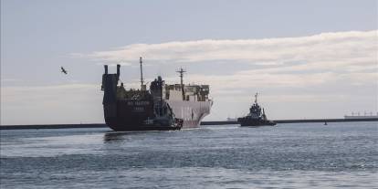 AFAD'ın 6. İyilik Gemisi Mersin Limanı'ndan Sudan'a uğurlandı