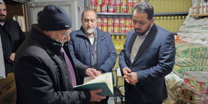 Sivas Müftüsü Limon’dan Hayır Bakkalına Ziyaret