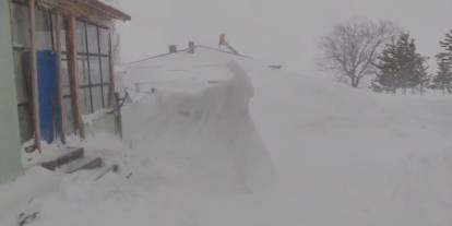 Burası Alaska Değil Sivas! Kar Boyu 3 Metre